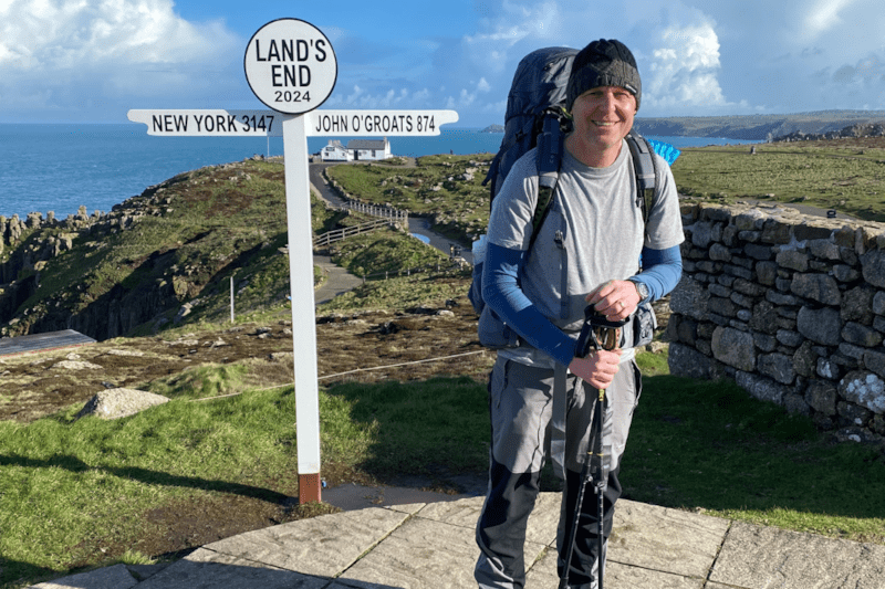 Risedale Governor Walks from Land’s End to John o’Groats